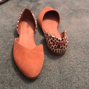 Camel color Toms ballet flats